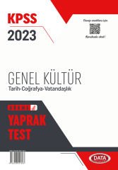 2023 KPSS Genel Kültür Yaprak Test Data Yayınları
