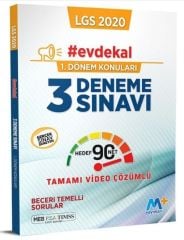 8. Sınıf LGS 1. Dönem 3 Deneme Sınavı Martı Yayınları