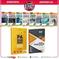 2022 Tayfa Dev Konu Seti ve Pegem Problemler ile AKM Paragraf Soru Bankası Seti