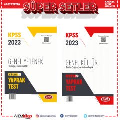 Data Yayınları 2023 KPSS Tüm Dersler Yaprak Test Seti 2 Kitap
