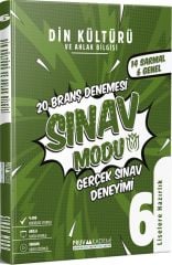 6.Sınıf Din Kültürü ve Ahlak Bilgisi Deneme Pruva Akademi