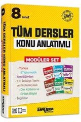 8. Sınıf LGS Tüm Dersler Konu Anlatımlı Modüler Set Ankara Yayıncılık