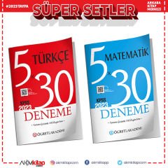 Öğreti Akademi 2023 KPSS Türkçe ve Matematik Deneme Seti 2 Kitap