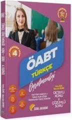 2022 ÖABT Türkçe 4. Kitap Yeni Türk Edebiyatı 2 Konu Anlatımlı Soru Bankası Özdil Akademi Yayınları