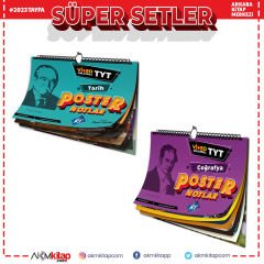 Kr Akademi TYT Tarih ve Coğrafya Poster Notları Seti 2 Kitap