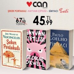 Şeker Portakalı - Hayvan Çiftliği - Simyacı Seti 3 Kitap Can Yayınları