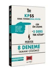 2022 KPSS GY GK Lise Ön Lisans 5 Ders Tek Kitap Perver Tamamı Çözümlü 8 Deneme Yargı Yayınları