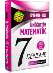 2023 ÖABT İlköğretim Matematik 7 Deneme Pegem Yayınları