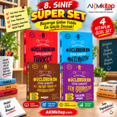 Ankara Yayıncılık 8.Sınıf Türkçe Matematik Fen ve İnkılap Soru Bankası Seti 4 Kitap