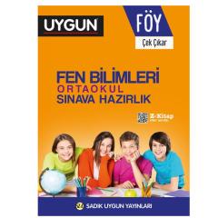 8. Sınıf Fen Bilimleri FÖY Çek Çıkar Yaprak Test Sadık Uygun Yayınları