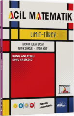 Acil Matematik Limit Türev Acil Yayınları