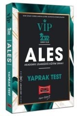 2022 ALES VIP Yaprak Test Yargı Yayınları
