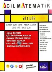 TYT Acil Matematik Sayılar Acil Yayınları