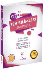 2023 AYT Fen Bilimleri 12 Deneme Karekök Yayınları