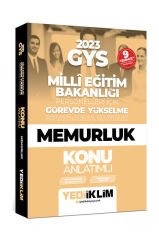 2023 GYS Milli Eğitim Bakanlığı Memurluk Konu Anlatımı Yediiklim Yayınları