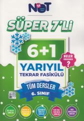 6. Sınıf Tüm Dersler Süper 7 li 6+1 Yarıyıl Tekrar Fasikülü BiNot Yayınları