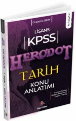 KPSS Tarih Lisans HERODOT Konu Anlatımı Dizgi Kitap
