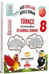 2026 8. Sınıf Türkçe İlk Doz Sarmal Branş Denemeleri Sinan Kuzucu
