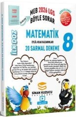 2026 8. Sınıf Matematik İlk Doz Sarmal Branş Denemeleri Sinan Kuzucu
