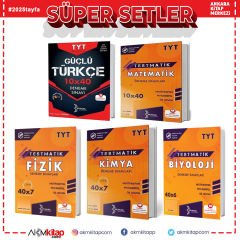 Bilinçsel Yayınları TYT Türkçe Matematik Fizik Kimya ve Biyoloji Deneme Seti 5 Kitap