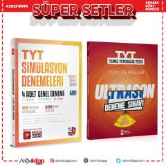 3D TYT 4 lü Simülasyon ve İsem TYT Ultrason Deneme Seti 2 Kitap