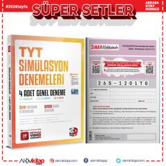 3D TYT 4 lü Simülasyon ve Sınav Deneme Seti 2 Kitap