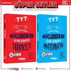 Ankara Yayıncılık TYT Güçlendiren Türkçe ve Matematik Soru Bankası Seti 2 Kitap