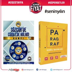 Pes Yayınları Sözcük ve Cümlede Anlam Kampı ile AKM Paragraf Soru Bankası Seti 2 Kitap