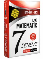 2023 KPSS ÖABT Lise Matematik Öğretmenliği 7 Deneme Pegem Yayınları