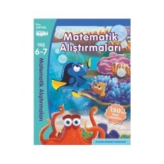 Matematik Alıştırmaları - Disney Eğitsel Kayıp Balık Dory (6-7 Yaş) Doğan Egmont Yayıncılık