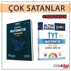 Limit TYT Avantaj Matematik Soru Bankası ve Altın Karma TYT Matematik 2 Kitap Set