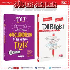 Ankara Yayıncılık TYT Güçlendiren Fizik ve AKM Dil Bilgisi Soru Bankası Seti 2 Kitap