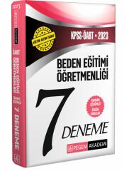 2023 KPSS ÖABT Beden Eğitimi Öğretmenliği 7 Deneme Pegem Yayınları