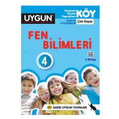 4. Sınıf Fen Bilimleri KÖY Çek Kopar Yaprak Test Sadık Uygun Yayınları