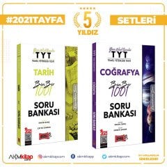 Yargı Yayınları TYT 1001 Tarih ve Coğrafya Soru Bankası Seti 2 Kitap