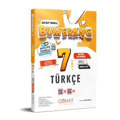 7. Sınıf Türkçe Etkinlikli Bumerang Serisi Günay Yayınları