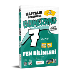 7. Sınıf Bumerang Haftalık Fen Bilimleri Denemeleri Günay Yayınları