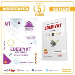 Limit AYT Edebiyat El Kitabı ve Çöz Kazan AYT Edebiyat Soru Bankası Seti 2 Kitap