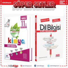 Orbital 11 Kimya ve AKM Dil Bilgisi Soru Bankası Seti 2 Kitap
