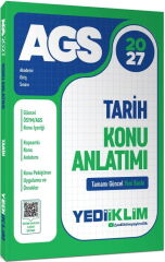 2027 MEB AGS Tarih Konu Anlatımı Yediiklim Yayınları