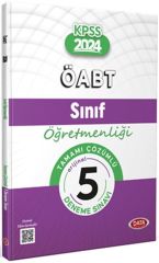 2024 ÖABT Sınıf Öğretmenliği 5 Deneme Data Yayınları