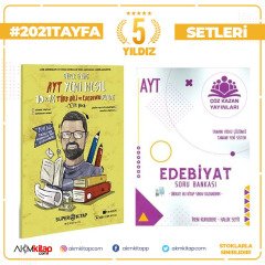 Çöz Kazan AYT Edebiyat Soru Bankası ve Süper Kitap AYT Türk Dili ve Edebiyatı Deneme Seti 2 Kitap