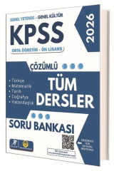 2026 KPSS Lise Ön Lisans Tüm Dersler Soru Bankası Çözümlü Tasarı Yayınları