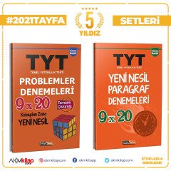 Kariyer Meslek Yayınları TYT 9 x 20 Paragraf ve Problem Deneme Seti 2 Kitap
