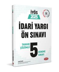 2025 İdari Yargı Ön Sınavı 5 Deneme Sınavı Data Yayınları
