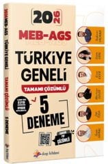 2026 MEB AGS Türkiye Geneli Tamamı PDF Çözümlü 5 Deneme Dizgi Kitap