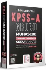 KPSS A Grubu Muhasebe Tamamı Çözümlü Bankası Benim Hocam Yayınları
