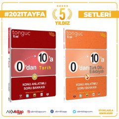 Tonguç Akademi 0 dan 10 a Türk Dili ve Edebiyatı ile Tarih Konu Anlatımlı Soru Bankası Seti 2 Kitap