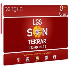 8. Sınıf LGS İnkılap Tarihi Son Tekrar Tonguç Akademi