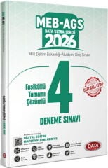 2026 MEB AGS 4 Deneme Sınavı Data Yayınları